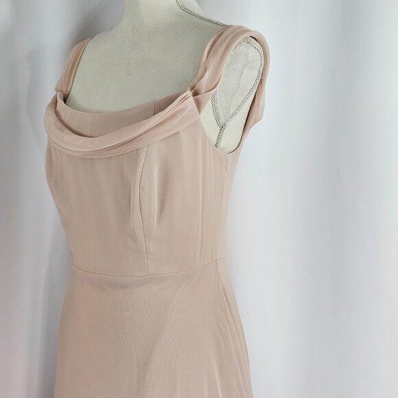 Thread Women's Cameo Off The Shoulder Draped Neck Chiffon Dress Size 10R NWT - Picture 5 of 15